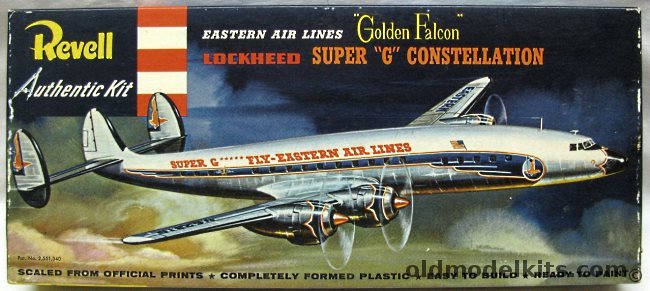 Revell 1/128 Lockheed Super G Constellation Eastern Golden Falcon, H245-98 plastic model kit